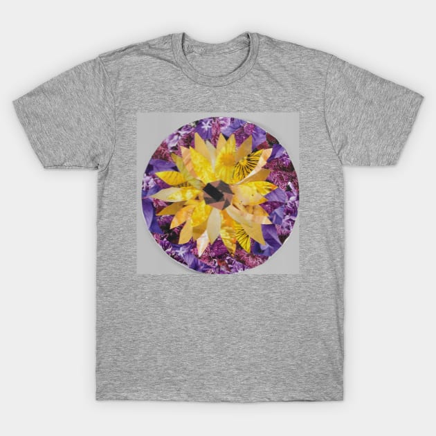 Purple Sunflowers T-Shirt by cajunhusker